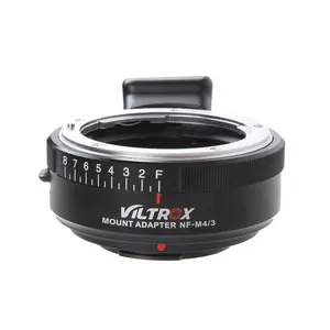 Viltrox NF-M43 렌즈 마운트 어댑터 8 조정 가능한 조리개 소니 NEX-5 카메라에 적합한 렌즈 Nikon AI AF Ai(G)