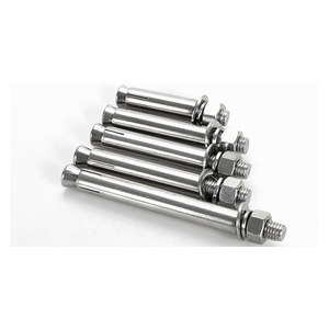 Boulon d'expansion en acier inoxydable 304 M6 M8 M10 M12 M14 M16 avec écrou et rondelle, norme nationale, qualité A, surface polie - Product Image 3