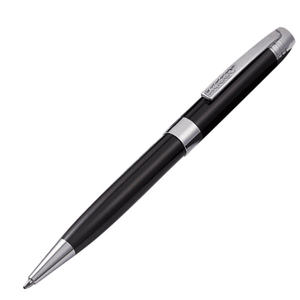 Bolígrafo de Metal Negro de Lujo Personalizado de Alta Gama con Logotipo Personalizado, Grabado Láser de 1.0 mm, para Negocios, Ejecutivos, Oficina, Escuela - Product Image 1