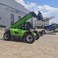 Chariot élévateur tout-terrain 4 tonnes, chariot élévateur 4x4, transpalette télescopique, transpalette télescopique à vendre