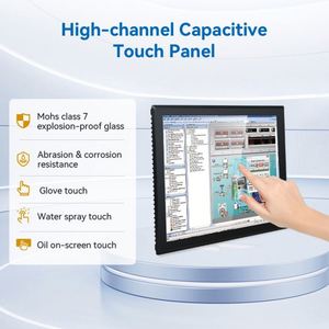 Touchwo 10 điểm phẳng không quạt nhúng máy tính công nghiệp tùy chọn kích thước cho điều khiển tự động hóa & màn hình cảm ứng - Product Image 3