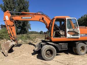Excavatrice sur pneus Doosan DX150W DX150W-9C DH150W-7 d'occasion, matériel de terrassement à vendre - Product Image 4