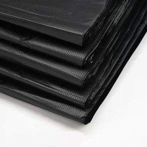YC Wholesale Custom Compostable Biodegradable PE T-shirt Carrier <b>Bags</b> for Supermarket Use Black Shopping <b>Bags</b> Custom Printing - Product Image 4