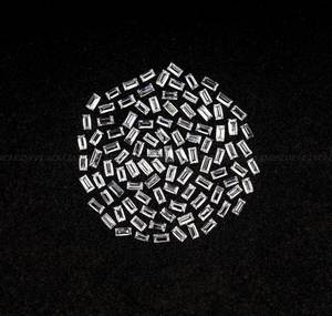 เพชรทรงบาแกตต์ขนาด 5.0 x 3.0 มม. เพาะเลี้ยงในห้องปฏิบัติการด้วยวิธี HPHT ได้รับการรับรองจาก IGI สี D สำหรับทำเครื่องประดับ - Product Image 2