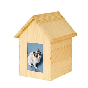 Urnas de Memória para Animais de Estimação em Madeira Ecológica, Urnas para Cães e Gatos com Porta-Retrato - Product Image 4