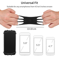Support de téléphone de vélo en silicone pour poignée de voiture RTS Compatible Samsung/Huawei pour accessoires de support de motos inclus