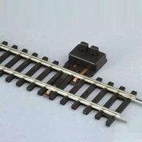 1 pièce, modèle de train ferroviaire à l'échelle HO 1:87, matériaux PC, rails de simulation, boîte de jonction, rails de connexion, kits de diorama DIY, sans batterie