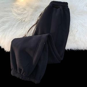 Vendita calda <span class=keywords><strong>pantaloni</strong></span> <span class=keywords><strong>della</strong></span> <span class=keywords><strong>tuta</strong></span> foderati in pile di nuovo stile <span class=keywords><strong>pantaloni</strong></span> <span class=keywords><strong>della</strong></span> <span class=keywords><strong>tuta</strong></span> a doppia vita in cotone a gamba dritta - Product Image 3