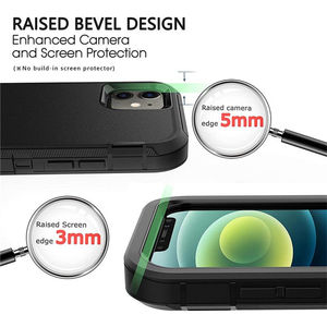 Custodie per telefono per difensori pesanti per iPhone 16 Pro Max 15 Plus 14 13 12 11 XR per <span class=keywords><strong>Samsung</strong></span> S25 Ultra S24 A15 A14 <span class=keywords><strong>Cover</strong></span> antiurto - Product Image 5