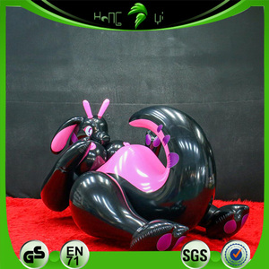 Vente flash - Jouets gonflables en PVC/TPU brillants - Dragon <span class=keywords><strong>Goodra</strong></span> - Jouet gonflable en forme de dragon noir et rose - Durable pour adultes - Product Image 2