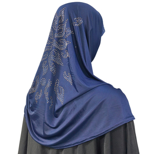 Enfants filles Yong femmes musulman <span class=keywords><strong>arabe</strong></span> Hijab uuderfoulard d'école strass enfant couvre-chef couverture Bonnet châle Wrap islamique couvre-chef - Product Image 1