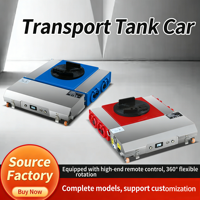 Chariot de manutention électrique pour entrepôt 25T à batterie avec télécommande sans fil, en acier au manganèse, 1000W 48V60A