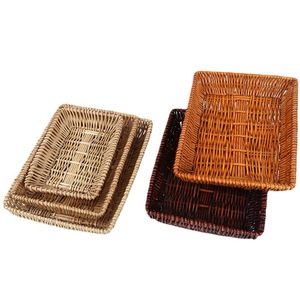 Hand Woven Willow <b>Square</b> <b>Basket</b> For Fruit Vegetable <b>Storage</b> Food Container 30x20x8cm - Product Image 4