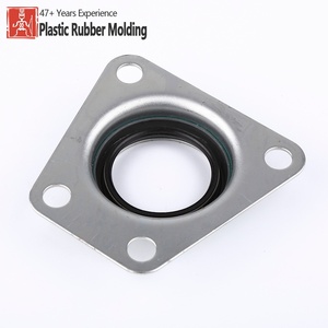 Joint d'étanchéité carré en métal recouvert de caoutchouc résistant à l'usure sur mesure - Product Image 1