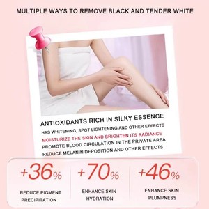 Produits pour adultes Soins féminins Gel d'hygiène intime blanchissant et éclaircissant naturel Crème à l'essence rose noire et blanchissante - Product Image 4