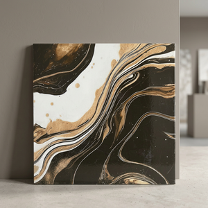 Carreaux de sol en céramique numérique effet métallisé 400x400mm, porcelaine vitrifiée mate pour intérieur et salle de bain - Product Image 6