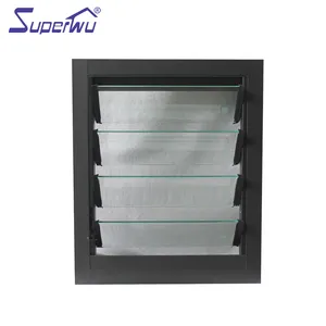 Louver Shutters Clear Louvre Glass 6mm SP100 Aluminium Louver Windows Glass Louver Window Motor Aluminum Alloy Aluminum Alloy