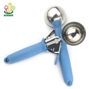 Herramientas de helado de grado alimenticio, cuchara de helado de sandía de lijado de acero inoxidable - Product Image 1