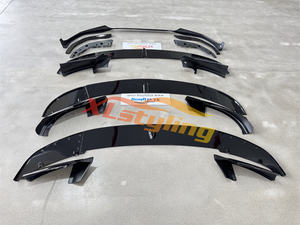 XLstyling ABS plastica MP auto separatore labbro anteriore per <span class=keywords><strong>BMW</strong></span> F30 F10 <span class=keywords><strong>F20</strong></span> G30 G01 nero lucido - Product Image 6