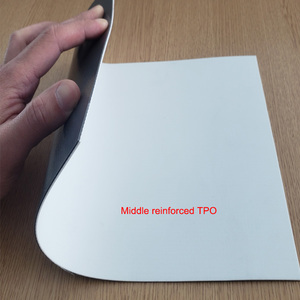 Uv kháng 25-30 năm cuộc sống mái chống thấm 45mil 60mil 80mil TPO màng 10x100ft CuộN TPO màng cho mái ngoài trời - Product Image 4