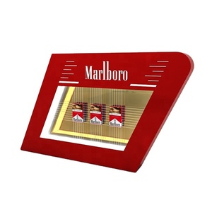retail counter Automatic Push Acrylic Cigarette Tobacco Display Cabinet Stand with Led