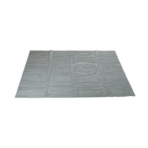 Tapis de coffre de voiture pour animaux de compagnie, imperméable, noir avec garniture orange, taille rectangulaire 110x140, pour chiens et chats, protection des sièges arrière - Product Image 5