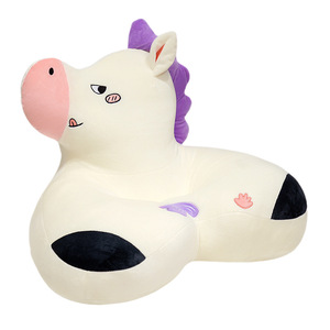 Jouets de cheval en peluche multifonctionnels Oreiller de lit en peluche super doux Remplissage en coton PP pour adultes pour lire et regarder - Product Image 2