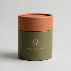 Eco Friendly Custom Paper Tube Packaging Recyclable Cardboard Cylinder <b>Box</b> for Cosmetics Gifts and Candles - Product Image 3