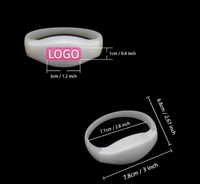 Pulsera de Silicona RGB Personalizada con Control Remoto para Decoración de Fiestas y Bodas, Opción Potente de Fábrica, Gran Venta