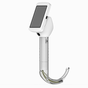 Laringoscópio de vídeo elétrico com câmera HD 5 tipos de lâminas de memória do cartão SD & Plastic Metal Material Cirúrgico Instrumento Base - Product Image 1