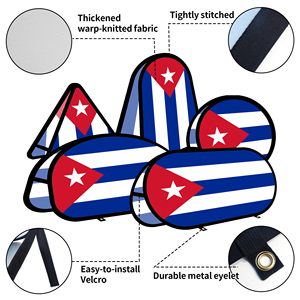 Banner Ovalado Pop-Up de <span class=keywords><strong>Cuba</strong></span>, Tela de Punto por Urdimbre para Publicidad Exterior, Promoción, Carpa Exterior - Product Image 3