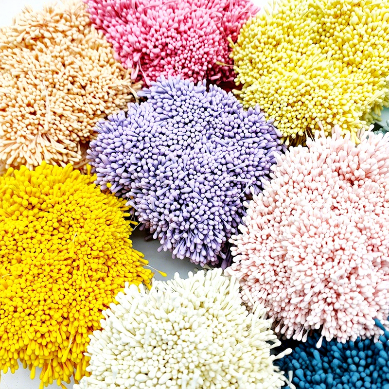 Handmade 2mm Matte Matchhead Flower Center