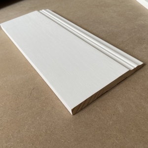 Accessoires de revêtement de sol décoratifs modernes pour l'intérieur de la maison, moulures de plinthe en pin Monterey blanc - Product Image 4