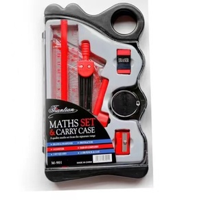 Trường văn phòng phẩm toán học Bộ toán học cụ cho sinh viên giá tốt nhất bán buôn 12 cái OEM hoặc ODM - Product Image 1