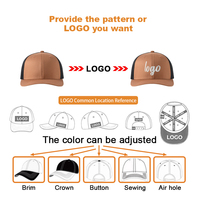 Gorras de Camionero Bordadas con Logotipo Personalizado en Pequeños Lotes a Precios de Mayoreo, Gorras de Béisbol Deportivas Transpirables de Malla Ajustables