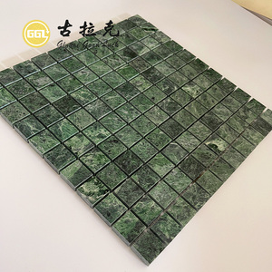 Belle mosaïque de forme carrée en marbre vert Verde <span class=keywords><strong>Alpi</strong></span> pour mur et sol de cuisine de salle de bain - Product Image 1