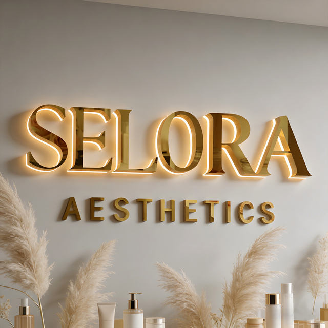LED Sign Backlit LED Channel Letters Halo Lit Logo Sign Illuminated Store Front Signage for Retail Shopping Mall Commercial Use