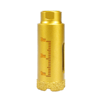 Broca de diamante Liqsteel personalizada para amoladora angular M10, soldada al vacío en seco, de 6mm-80mm, para perforar porcelana, cerámica, azulejos, mármol y granito.