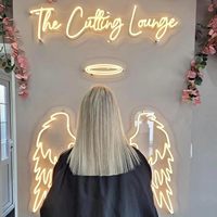 Prix d'usine, ruban lumineux LED intelligent en acrylique pour mariage, fête, plafond, logo personnalisé, éclairage de signalisation, indice de protection IP65, intensité variable