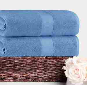 Serviette de bain en coton 100% tissé, 70x140m, 500gsm, certifiée OEKO-TEX, écologique, best-seller au Canada - Product Image 4