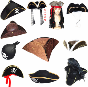 <span class=keywords><strong>Gorro</strong></span> de Pirata EE238 con Diseño de Calavera, <span class=keywords><strong>Gorro</strong></span> de <span class=keywords><strong>Corsario</strong></span> para Disfraz de Halloween, <span class=keywords><strong>Gorro</strong></span> de Pirata Tricornio Marrón - Product Image 5