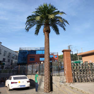 Grosir pohon palem buatan khusus Kanada pohon palem buatan Washington dengan daun plastik untuk luar ruangan - Product Image 3