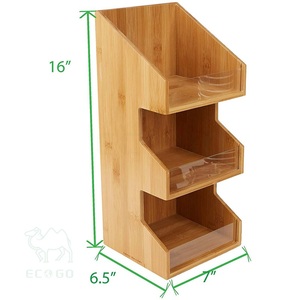 กล่องใส่ชากาแฟแบบแคปซูลเป็นมิตรต่อสิ่งแวดล้อมกล่องชาไม้ไผ่อเนกประสงค์ - Product Image 3