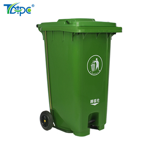 Màu xám xanh xanh lớn vệ sinh lớn tách biệt <span class=keywords><strong>bin</strong></span> Nhựa thùng rác cho công viên - Product Image 5