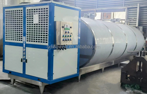 Bon prix automatique 100-10000l réservoir de refroidissement du lait 5000 litres 10000 l SUS304 réservoirs de refroidissement du lait machine de refroidissement des produits laitiers à <span class=keywords><strong>vendre</strong></span> - Product Image 5