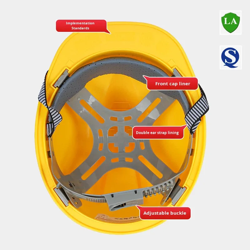 Construction Site Safety Helmet V Shaped