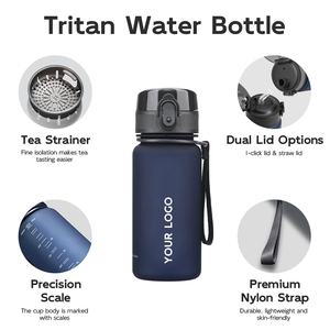 Borraccia Sportiva UZSPACE, Antigoccia e Senza BPA in Plastica Tritan Riutilizzabile, Regalo Ideale per Viaggi Palestra Scuola - Product Image 2