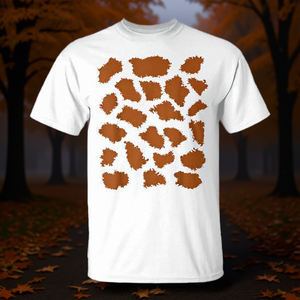 Camiseta con estampado de jirafa para disfraz de Halloween, talla mediana para adultos, diseño con estampado de animales para fiestas de truco o trato - Product Image 3