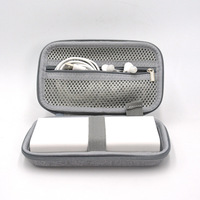 Casing Power Bank EVA portabel terlaris tas kosmetik penutup pelindung tahan air untuk kabel Data Headphone