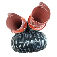 Tuyau flexible en fibre de verre et silicone pour conduite d'air de conception industrielle